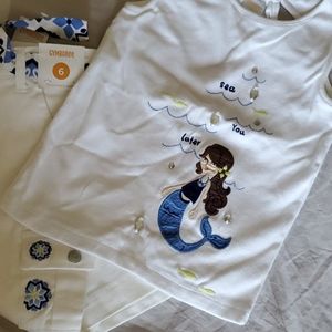 2 piece Gymboree Greek Isle Style outfit. 6